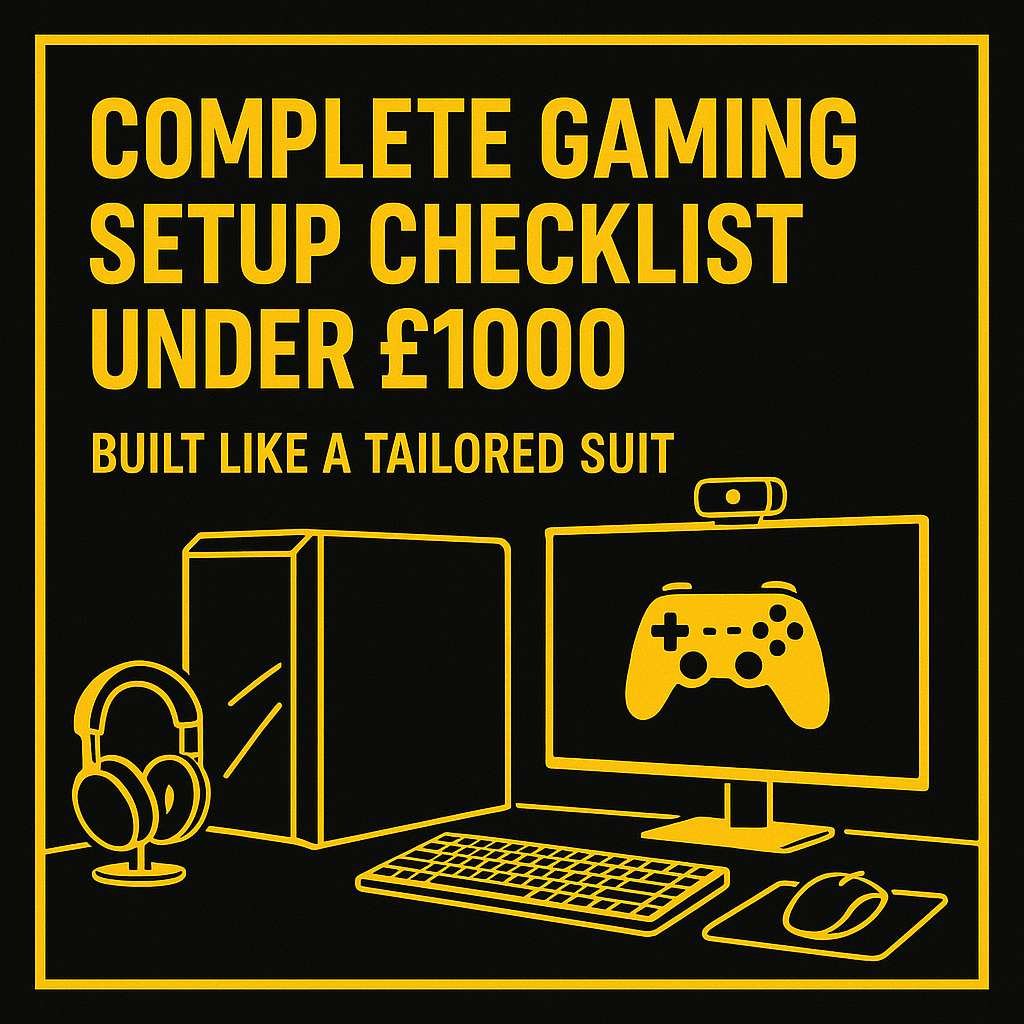 Peripherals planning and gaming setup checklist