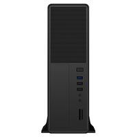 CiT S014B Compact Micro ATX Case 300W PSU - Black SECC Metal