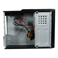 CiT S014B Compact Micro ATX Case 300W PSU - Black SECC Metal