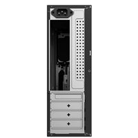 CiT S014B Compact Micro ATX Case 300W PSU - Black SECC Metal