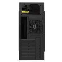 CiT Jet Stream ATX Mid Tower Case 500W PSU Black Silver Metal