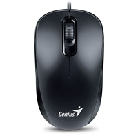 Genius DX-110 PS2 Optical Mouse - 1000 DPI, 3-Button Wired, Black