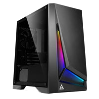 ANTEC DP301M Micro ATX Case - ARGB Tempered Glass Black Steel