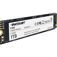 Patriot P300 1TB NVMe M.2 SSD PCIe Gen3 x4 - 2100MB/s