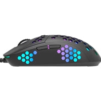 Marvo Scorpion G961 Lightweight Gaming Mouse 75g Honeycomb RGB Black