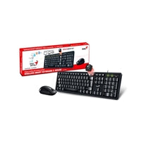 Genius KM-8200 Wireless Keyboard Mouse Combo UK Layout Black