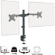 piXL Dual Monitor Arm - Steel Desk Mount, 2x 27