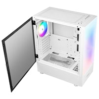 ANTEC NX410 White Mid Tower ATX Gaming Case - Tempered Glass ARGB