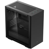 DeepCool MACUBE 110 Micro ATX Case - Magnetic Tempered Glass, Black
