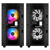DeepCool MATREXX 40 3FS Micro ATX Case - Tempered Glass, RGB Fans