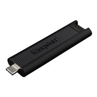 Kingston DTMAX/256GB DataTraveler Max 256GB USB-C USB Drive, USB3.2, Gen2, 1000MB/s, Black, Retail Boxed