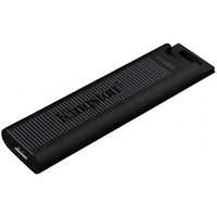 Kingston DTMAX/256GB DataTraveler Max 256GB USB-C USB Drive, USB3.2, Gen2, 1000MB/s, Black, Retail Boxed