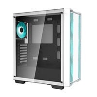 DeepCool CC560 White Mid Tower ATX Gaming Case - Tempered Glass