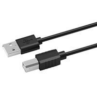 Prevo 2M USB Printer Cable - USB 2.0 A to B, OFC, 480Mbps, Black