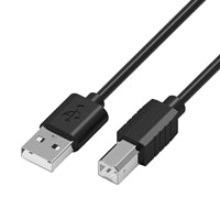 Prevo 2M USB Printer Cable - USB 2.0 A to B, OFC, 480Mbps, Black