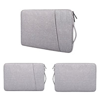 Prevo 14 Inch Laptop Sleeve - Water-Resistant Polyester, Grey