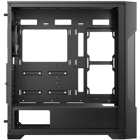 ANTEC AX90 Mid Tower Gaming Case - Black Steel, Tempered Glass, 4x ARGB Fans