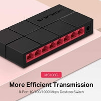 Mercusys MS108G 8-Port Gigabit Ethernet Switch - Unmanaged