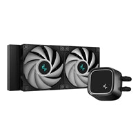 Deepcool LE520 240mm AIO Liquid CPU Cooler - ARGB Aluminum Black