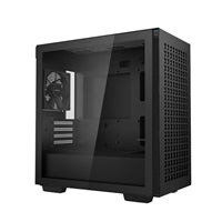 DeepCool CH370 Micro ATX Case - Black Tempered Glass 360mm Support