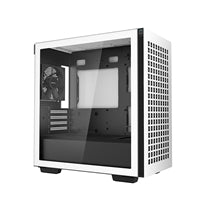 DeepCool CH370 White Micro ATX Case - Magnetic Glass, 360mm Radiator