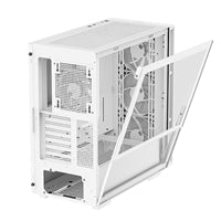 DeepCool CH560 White Mid Tower Case - E-ATX Hybrid Glass 4x ARGB