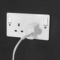 LINDY 18W USB-A Fast Charger White UK Plug Level 6 Efficiency