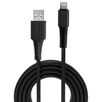 Lindy MFi Certified Lightning Cable 0.5m USB-A Black