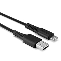 Lindy MFi Certified Lightning Cable 0.5m USB-A Black