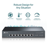 TP-Link TL-SX1008 8-Port 10G Metal Desktop Rackmount Switch