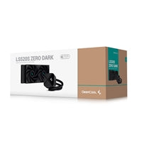 DeepCool LS520S Zero Dark 240mm AIO Liquid Cooler - Aluminum Black