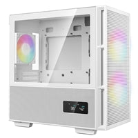 DeepCool CH360 Digital White Mid Tower Case - Tempered Glass, ARGB Fans