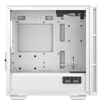 DeepCool CH360 Digital White Mid Tower Case - Tempered Glass, ARGB Fans