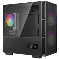 DeepCool CH360 Digital Mid Tower Case - Black Hybrid Glass, 360mm AIO