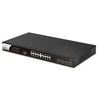 DrayTek PQ2200xb 16-Port 2.5GbE Managed Switch 400W PoE++ 10G SFP+