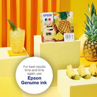 Epson 604 Genuine Ink Cartridges 4-Pack CMYK Pineapple Original