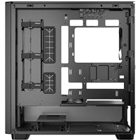Antec FLUX Mid Tower Gaming Case - Walnut Wood, 5 PWM Fans, USB-C