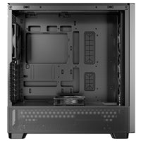 Antec FLUX Mid Tower Gaming Case - Walnut Wood, 5 PWM Fans, USB-C