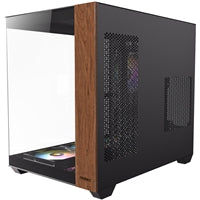 Antec CX800 Wood ARGB Mid-Tower Case - 270° Glass, USB-C, Steel