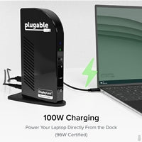Plugable UD-3900C4 USB-C Quad HDMI Docking Station 96W PD 14-Port