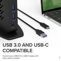 Plugable UD-6950Z USB-C Docking Station - Dual 4K DisplayLink 10-Port