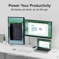 Plugable USB-C Dual HDMI Adapter Aluminum DL-6950 4K 60Hz
