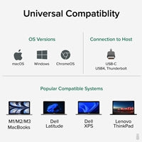 Plugable USB-C to 2.5GbE Ethernet Adapter with 100W PD Charging