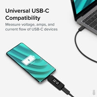 Plugable USB-C Power Meter 240W EPR OLED Bidirectional Tester