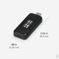Plugable USB-C Power Meter 240W EPR OLED Bidirectional Tester