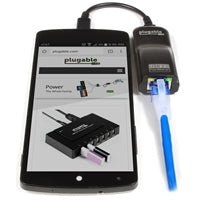 Plugable USB 2.0 OTG Micro USB to Fast Ethernet Adapter 10/100 Mbps
