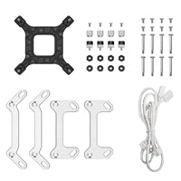 DeepCool LT240 240mm AIO Liquid CPU Cooler White ARGB