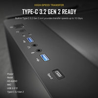 ANTEC P20CE E-ATX Mid Tower Case - Steel Black 360mm Radiator