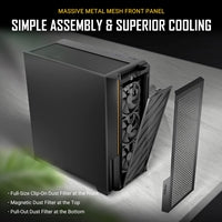 ANTEC P20CE E-ATX Mid Tower Case - Steel Black 360mm Radiator