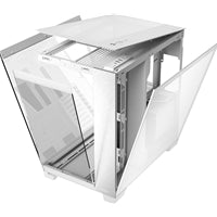 Antec C8 Aluminum White Full Tower Case - Dual Chamber Glass Panel